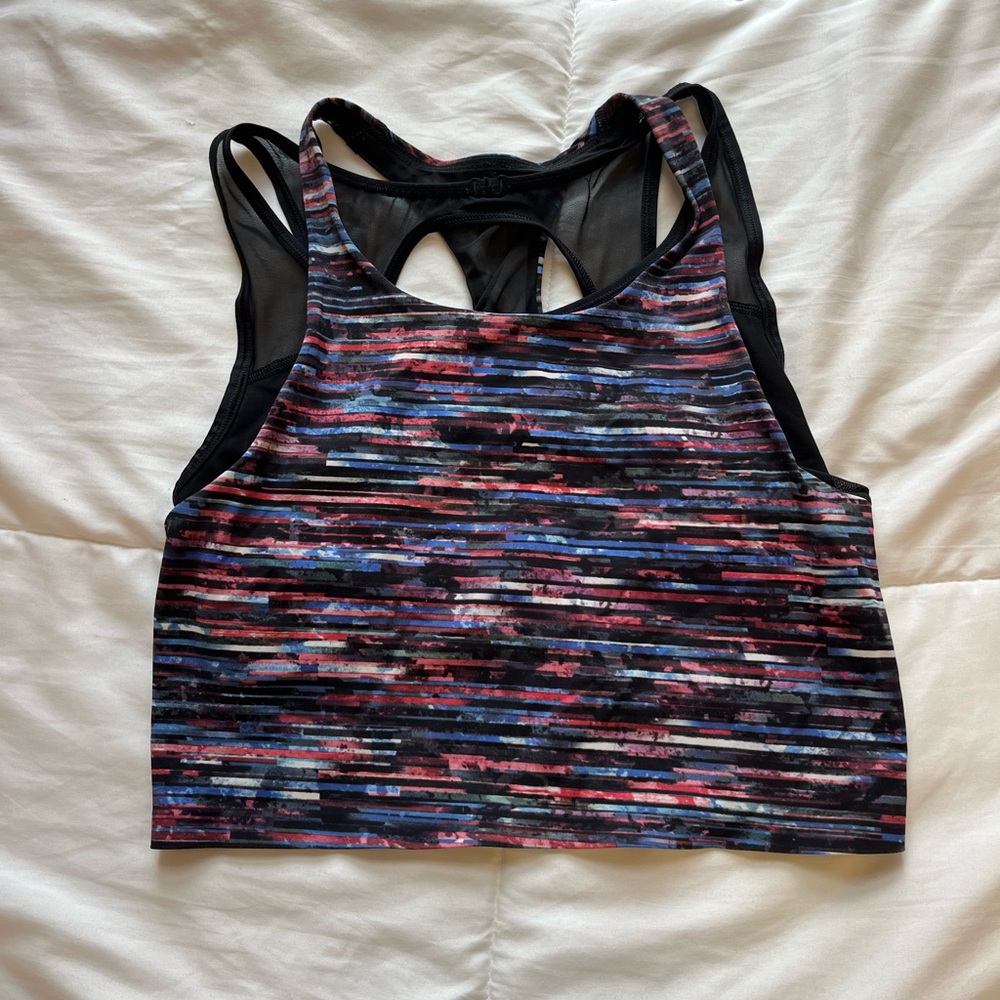 Lululemon double layered built in sports bra tank top